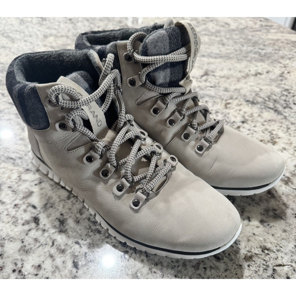 Cole Haan Women's ZeroGrand Waterproof Nubuck Hiking Boots Shoes Size 9.5B